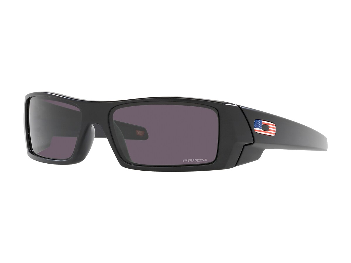 Oakley Gascan Prizm Sunglasses, Matte Black/Prizm Sapphire