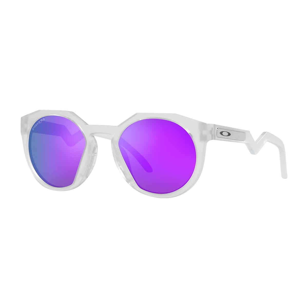HSTN Prizm Violet Lenses, Matte Clear Frame Sunglasses | Oakley® PT