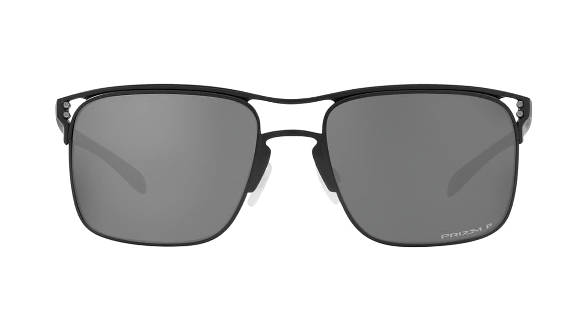 Holbrook™ TI Prizm Black Polarized Lenses, Satin Black Frame Sunglasses |  Oakley® AU