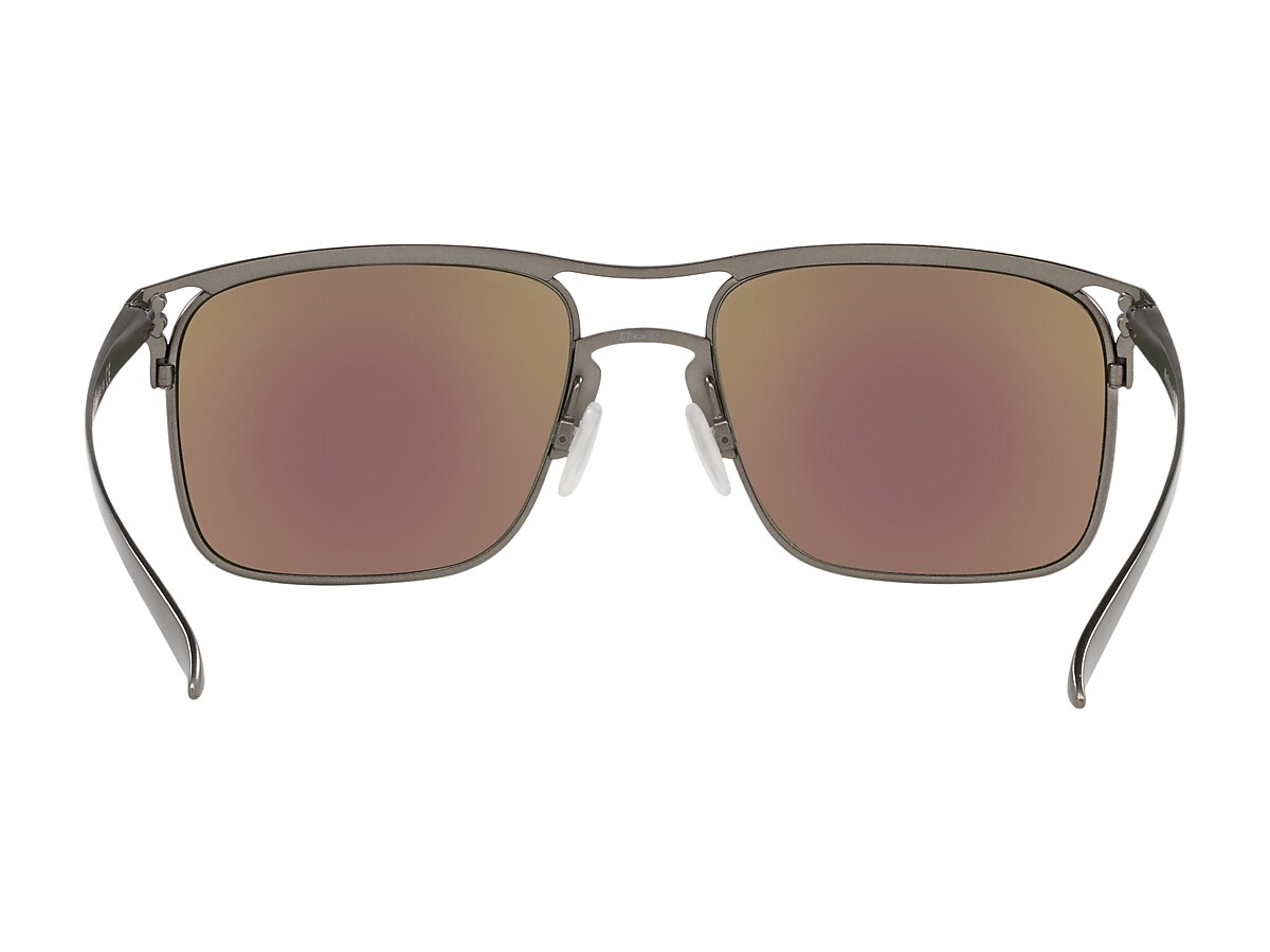 Holbrook™ Metal Prizm Sapphire Polarized Lenses, Matte Gunmetal Frame  Sunglasses