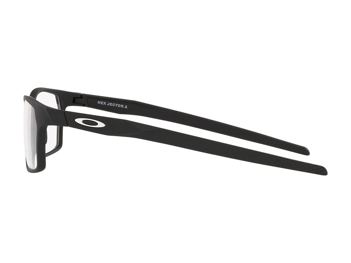 Hex Jector (Low Bridge Fit) Satin Black Eyeglasses | Oakley® CA