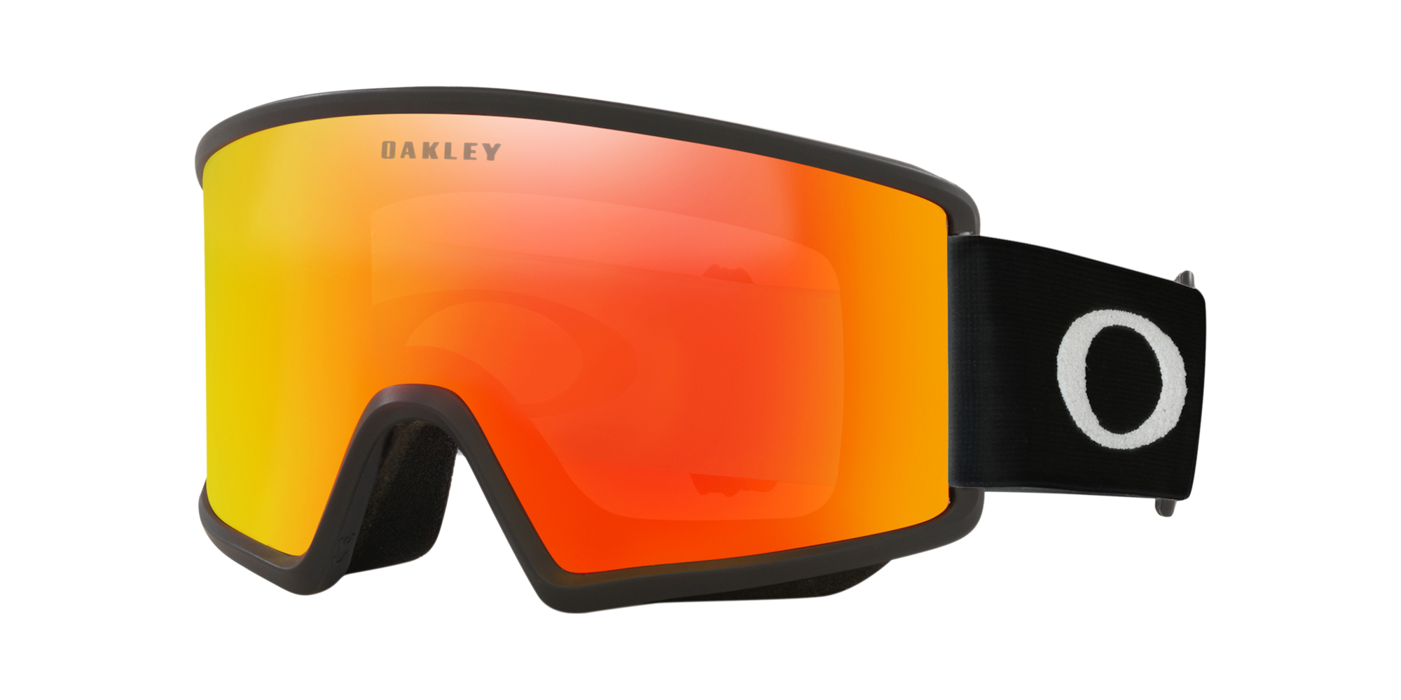 Oakley Target Line L Snow Goggles Matte Black Fire Iridium OO7120