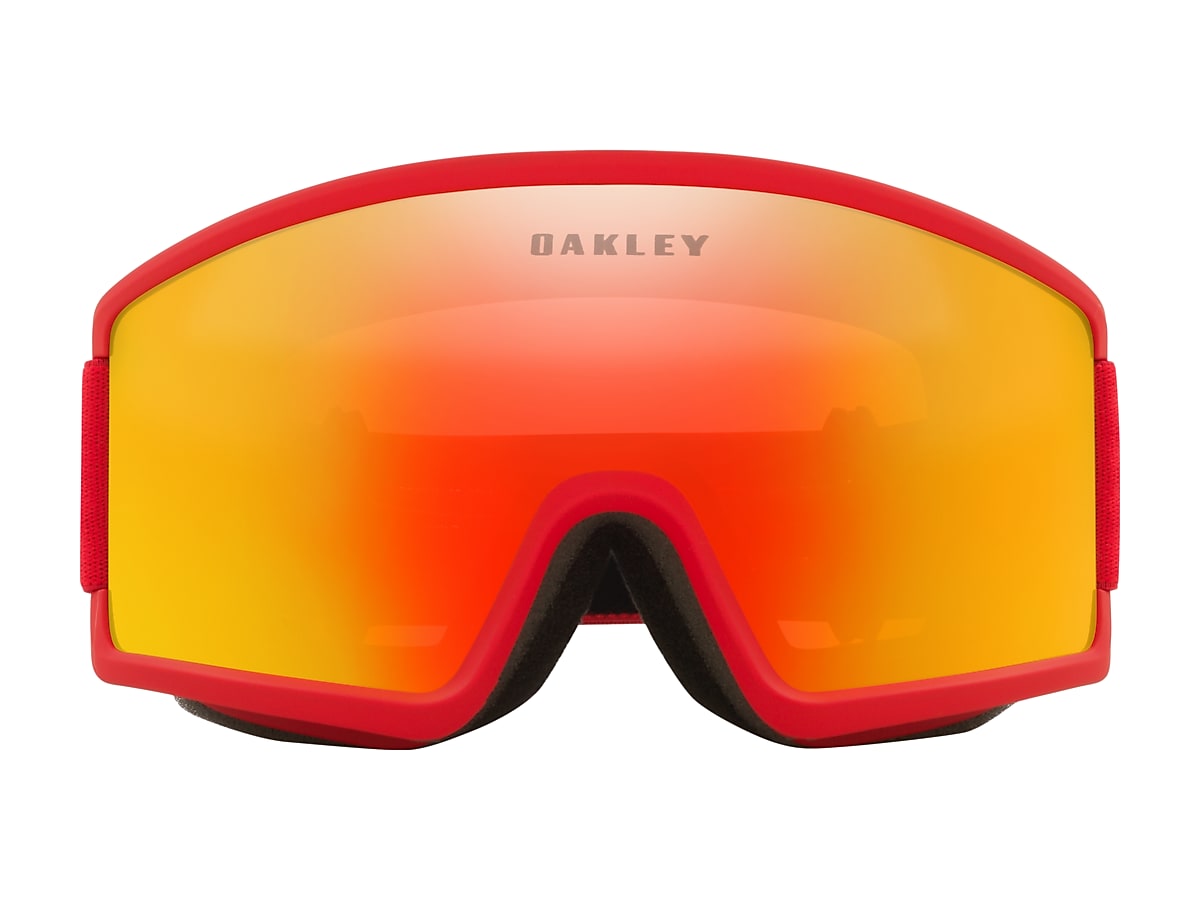 Oakley Target Line L Snow Goggles - Redline - Fire Iridium ...