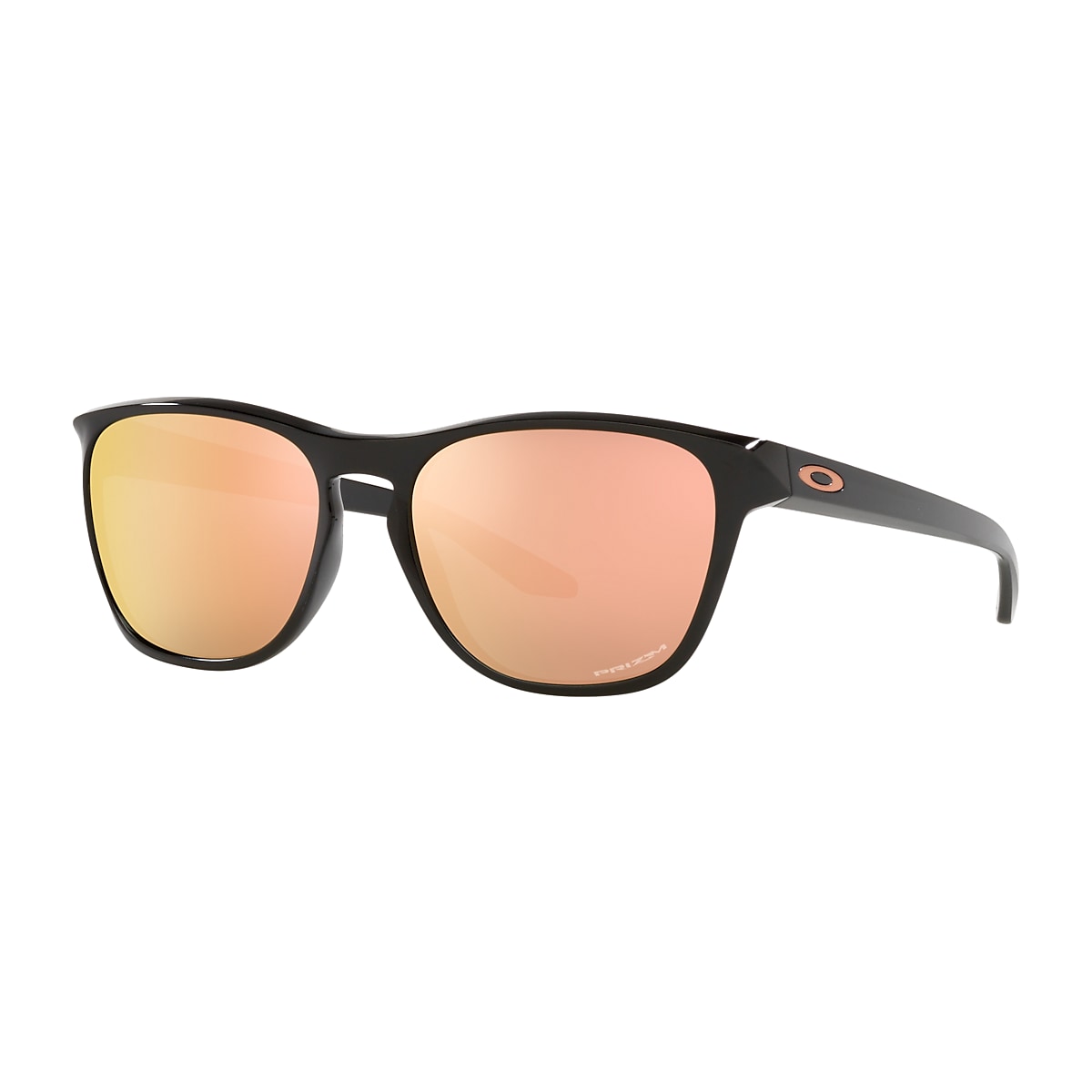 Polished Black Sunglasses Prizm US | Oakley® Lenses, Gold Rose Frame Manorburn