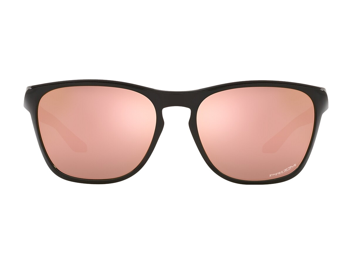 Manorburn Oakley® Sunglasses Lenses, Rose Black Prizm Polished | Gold US Frame