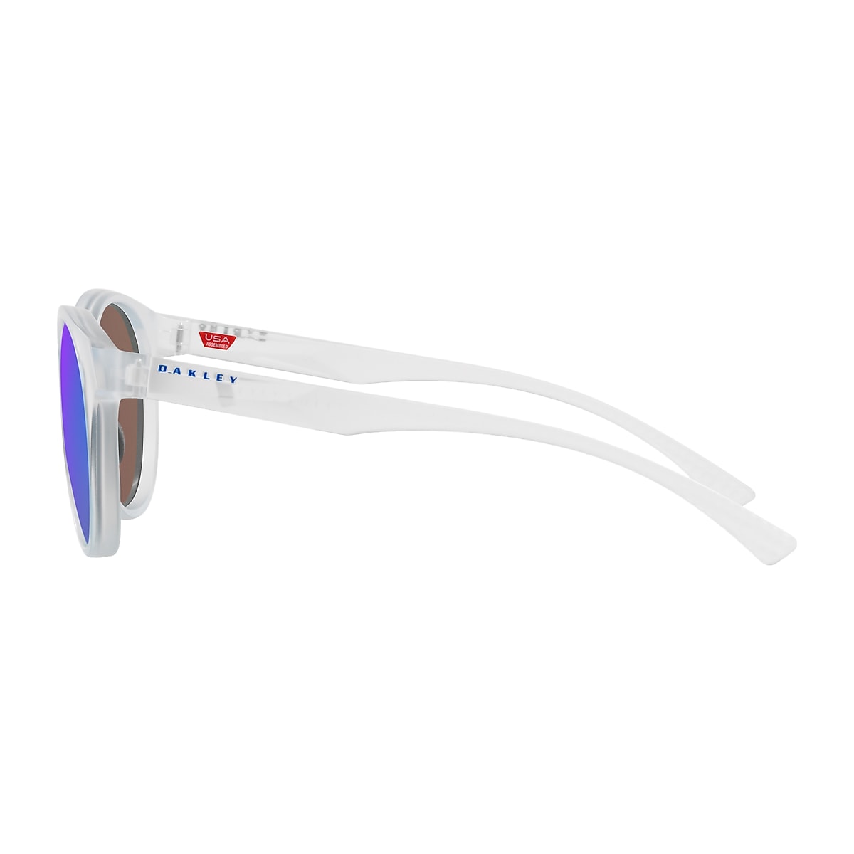 Spindrift Prizm Sapphire Lenses, Matte Clear Frame Sunglasses 