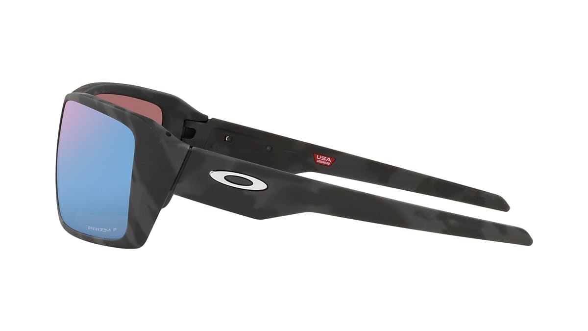 Double Edge Prizm Deep Water Polarized Lenses, Matte Black Camo Frame  Sunglasses | Oakley® PT