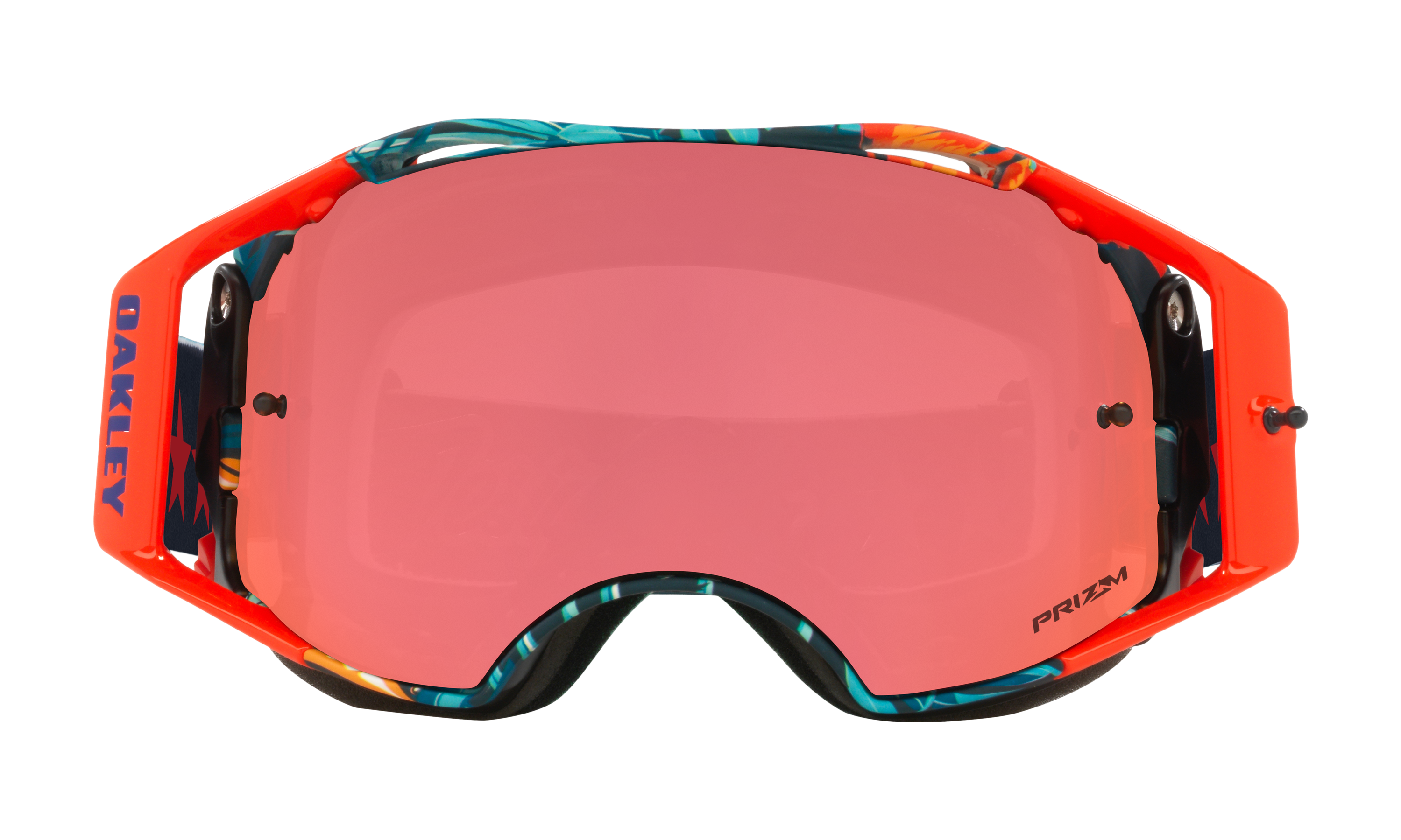 Oakley Airbrake® MTB Goggles - Troy Lee Designs Cosmic Jungle Blue ...