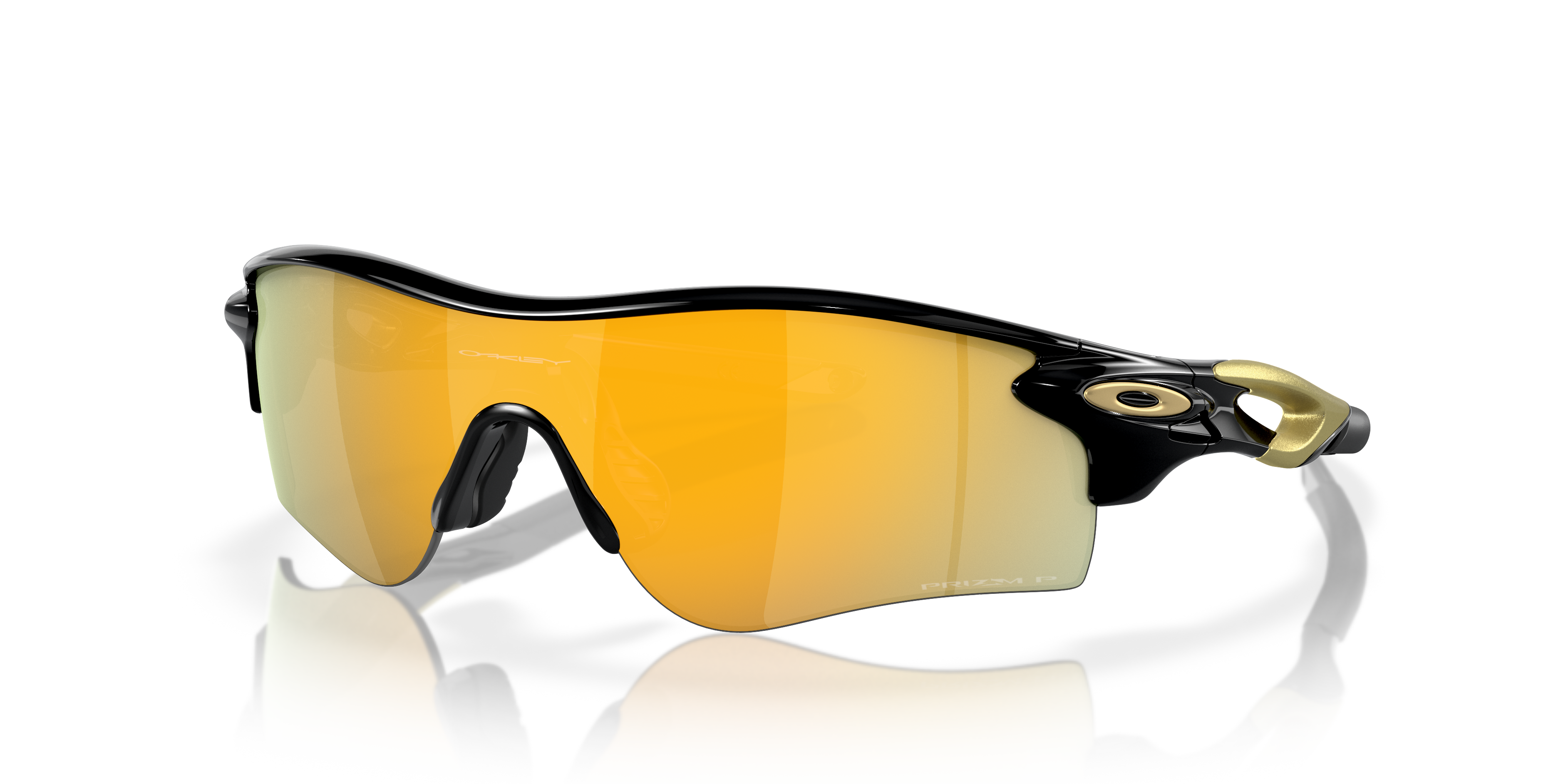 Oakley RadarLock® Path® (Low Bridge Fit) Prizm 24K Polarized Lenses,  Polished Black Frame Sunglasses | Oakley® US