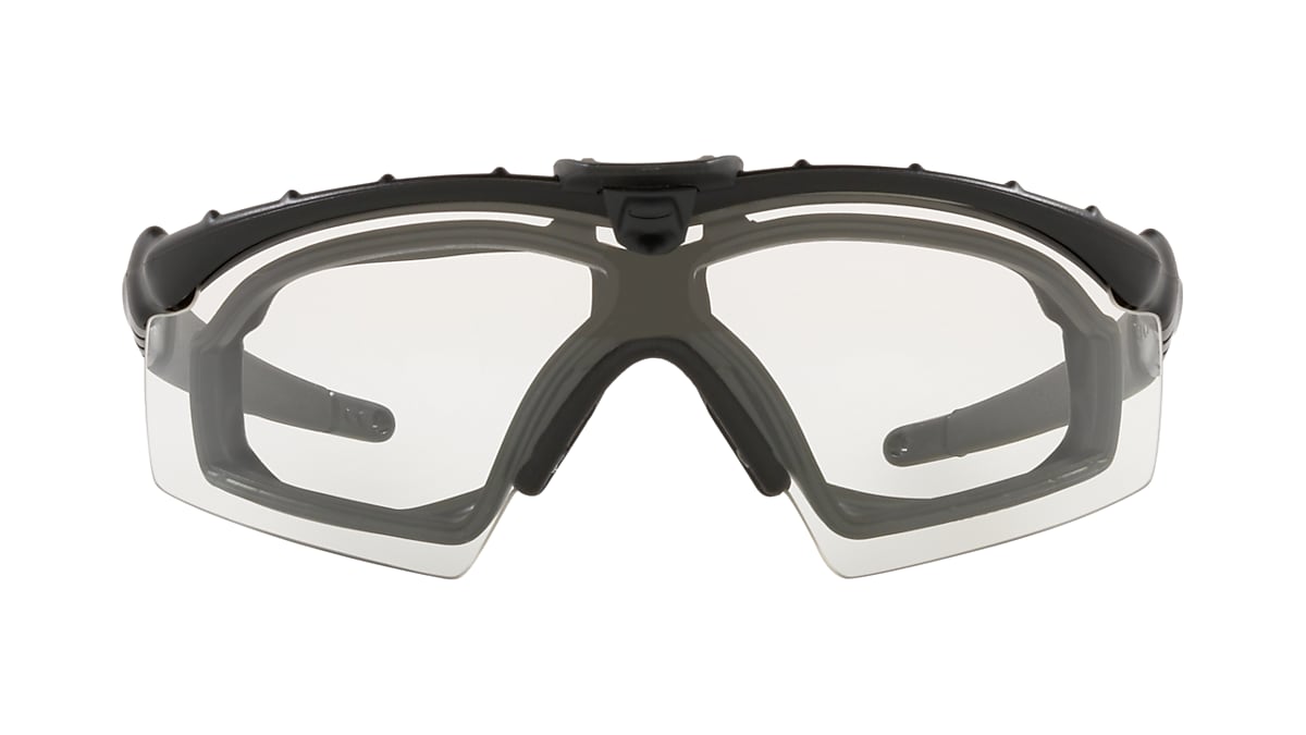 M Frame® 2.0 Industrial - Safety Glass Clear Lenses, Black Frame 
