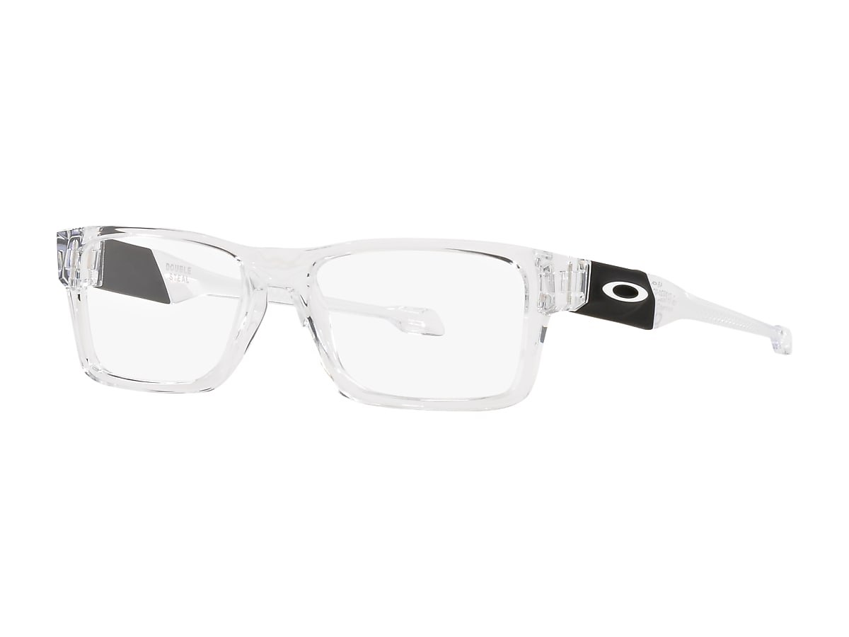 Double Steal (Youth Fit) Polished Clear Eyeglasses | Oakley® DK