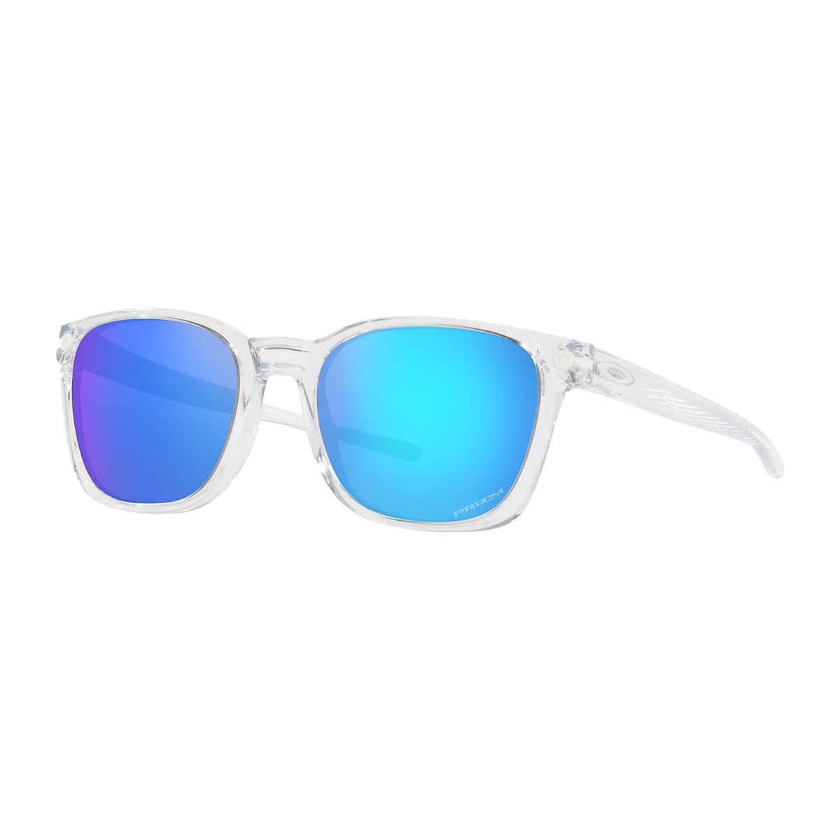 Ojector Prizm Sapphire Lenses, Polished Clear Frame Sunglasses | Oakley® AU