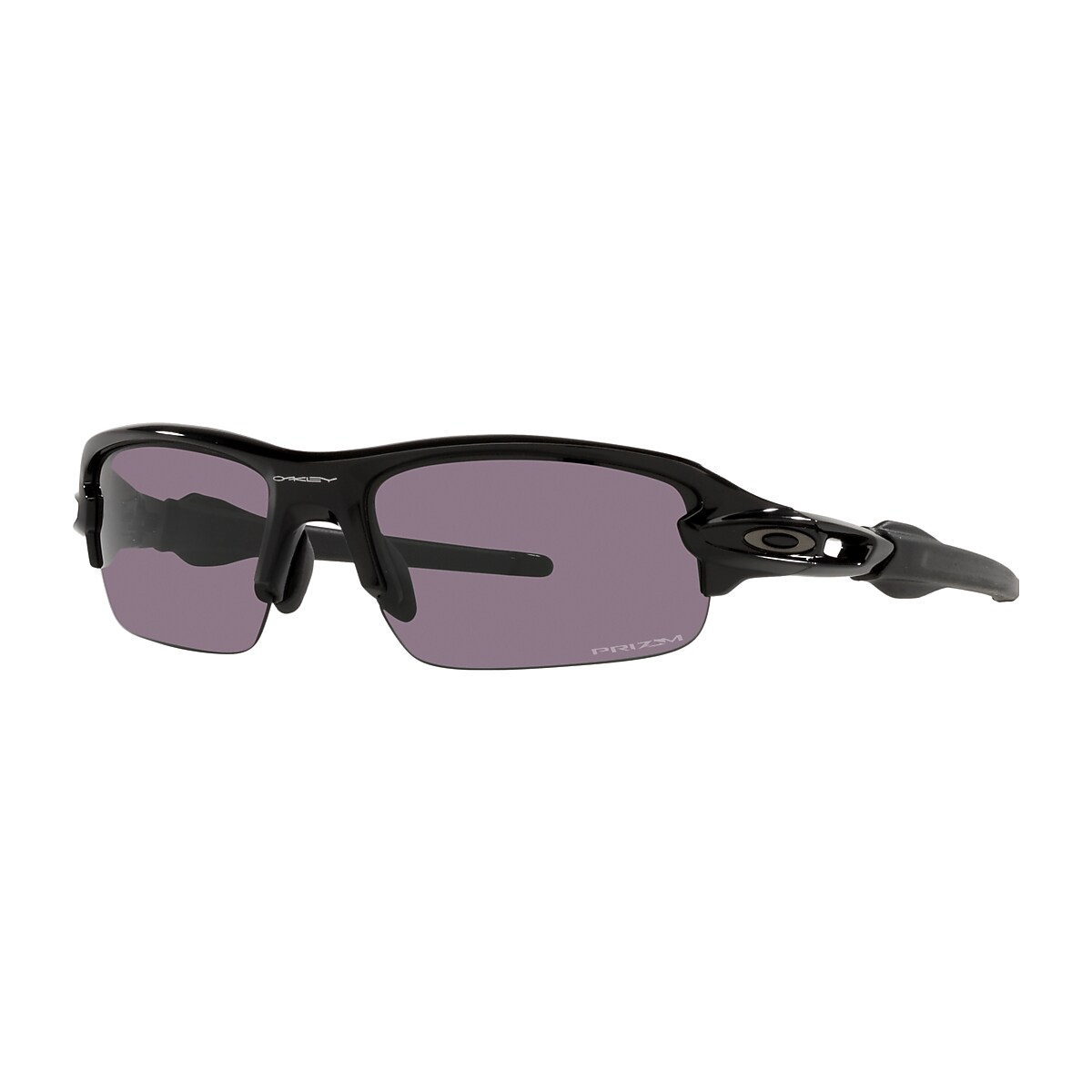 Flak® XXS (Youth Fit) Prizm Grey Lenses, Polished Black Frame Sunglasses |  Oakley® US