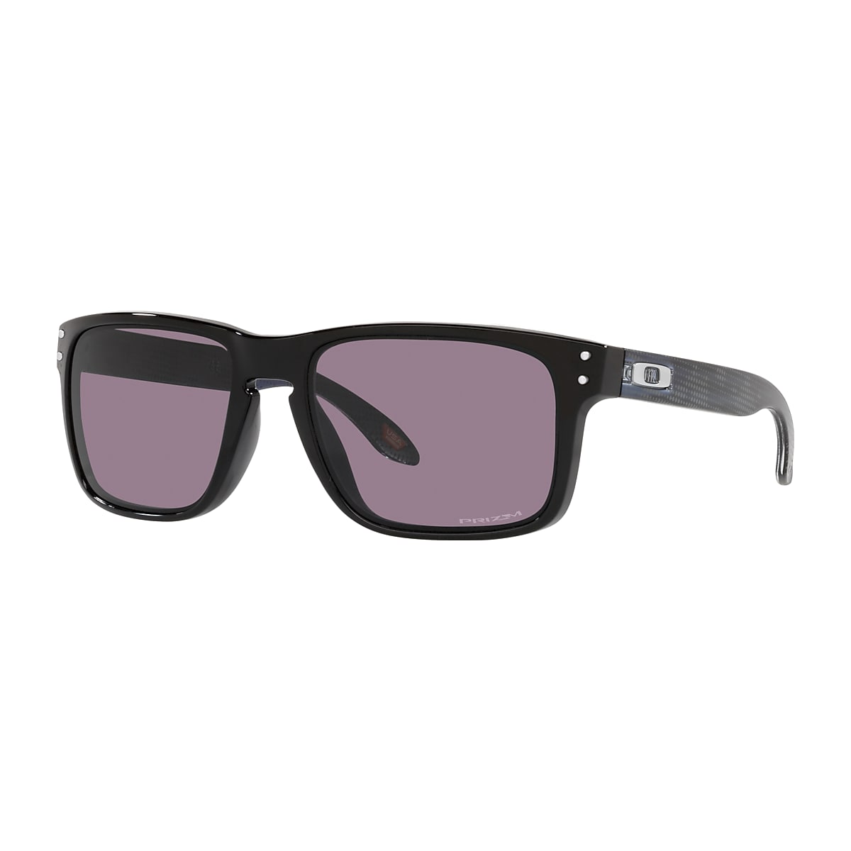 Holbrook™ High Resolution Collection Prizm Grey Lenses, Polished Black  Frame Sunglasses | Oakley® US