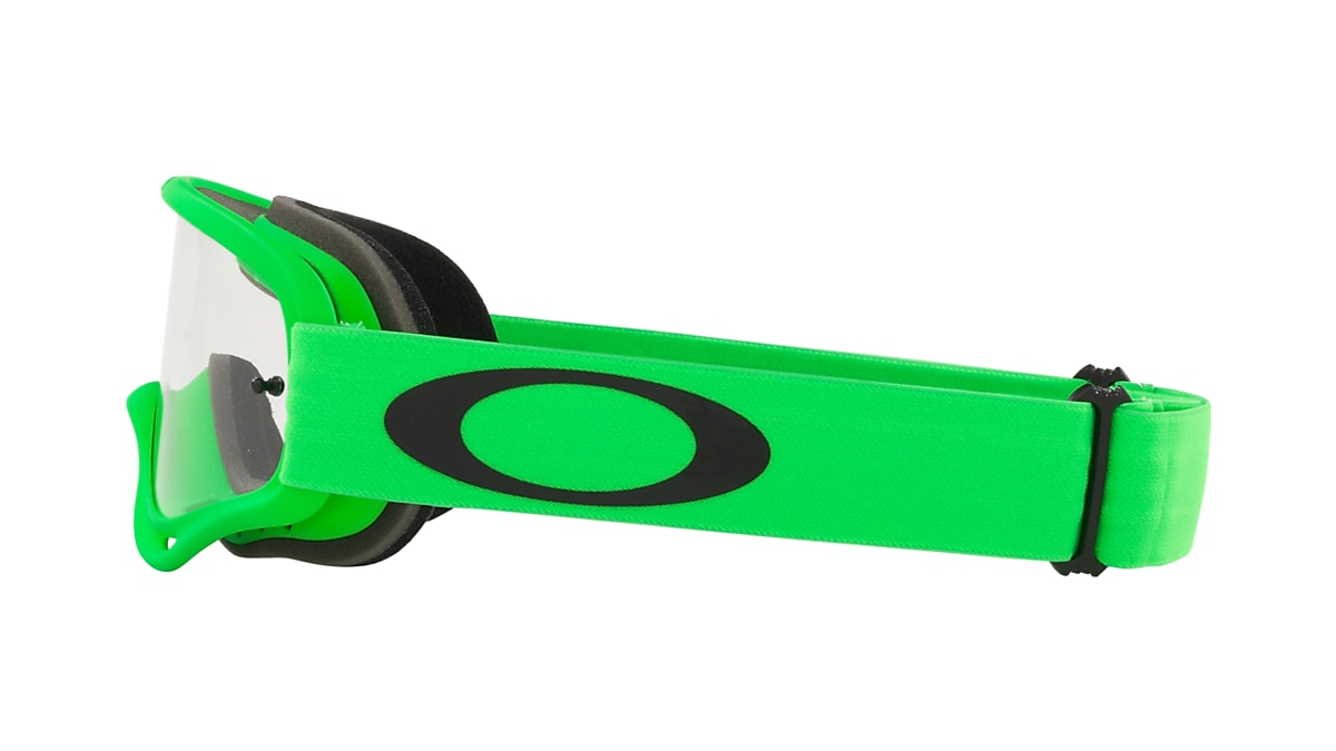 Maschera Cross Oakley O-Frame MX Moto Collection - Green Clear