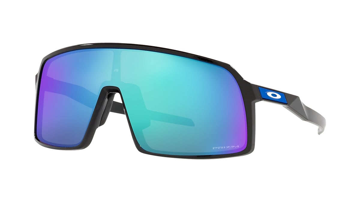 Lunettes Oakley Turbine Black Ink verres Prizm Sapphire