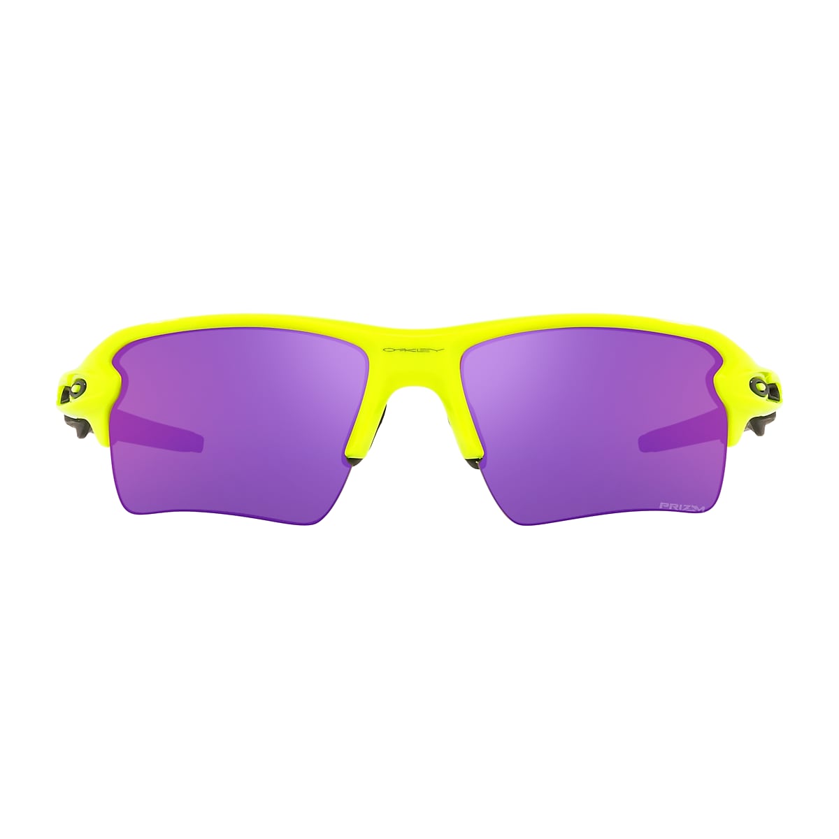 Flak®  XL Neon Yellow Collection Prizm Road Lenses, Tennis Ball Yellow  Frame Sunglasses | Oakley® PT