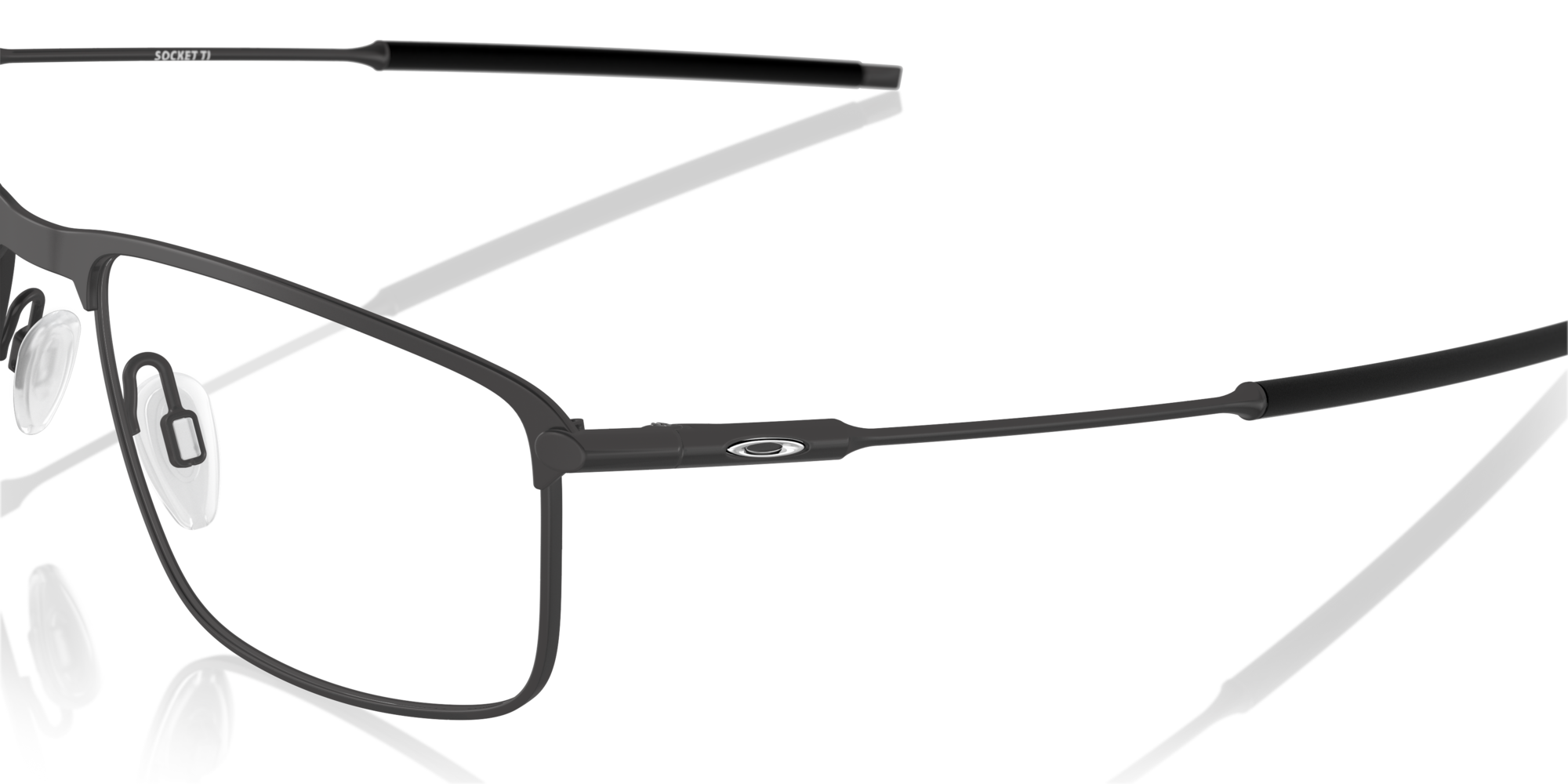 Socket Ti Satin Black Eyeglasses Oakley® Pl