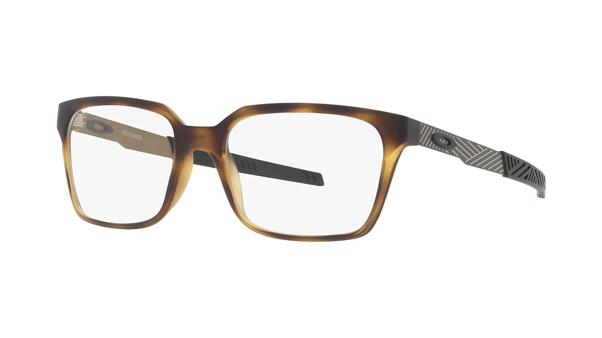 Dehaven Satin Brown Tortoise Eyeglasses | Oakley® GB