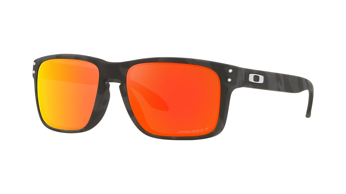 Holbrook™ (Low Bridge Fit) Prizm Ruby Polarized Lenses, Matte Black Camo  Frame Sunglasses | Oakley® AU