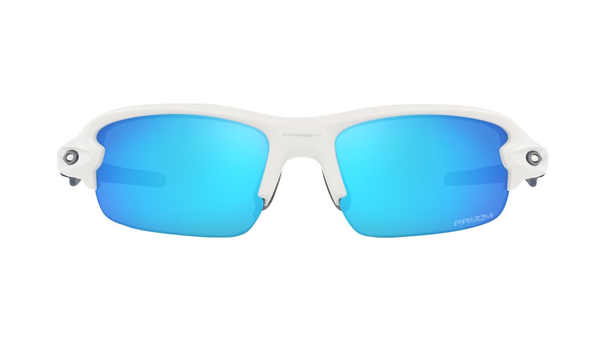Oakley Flak XXS ポリッシュホワイト Flak® XXS (Youth Fit) Prizm Jade Lenses, Matte White Frame