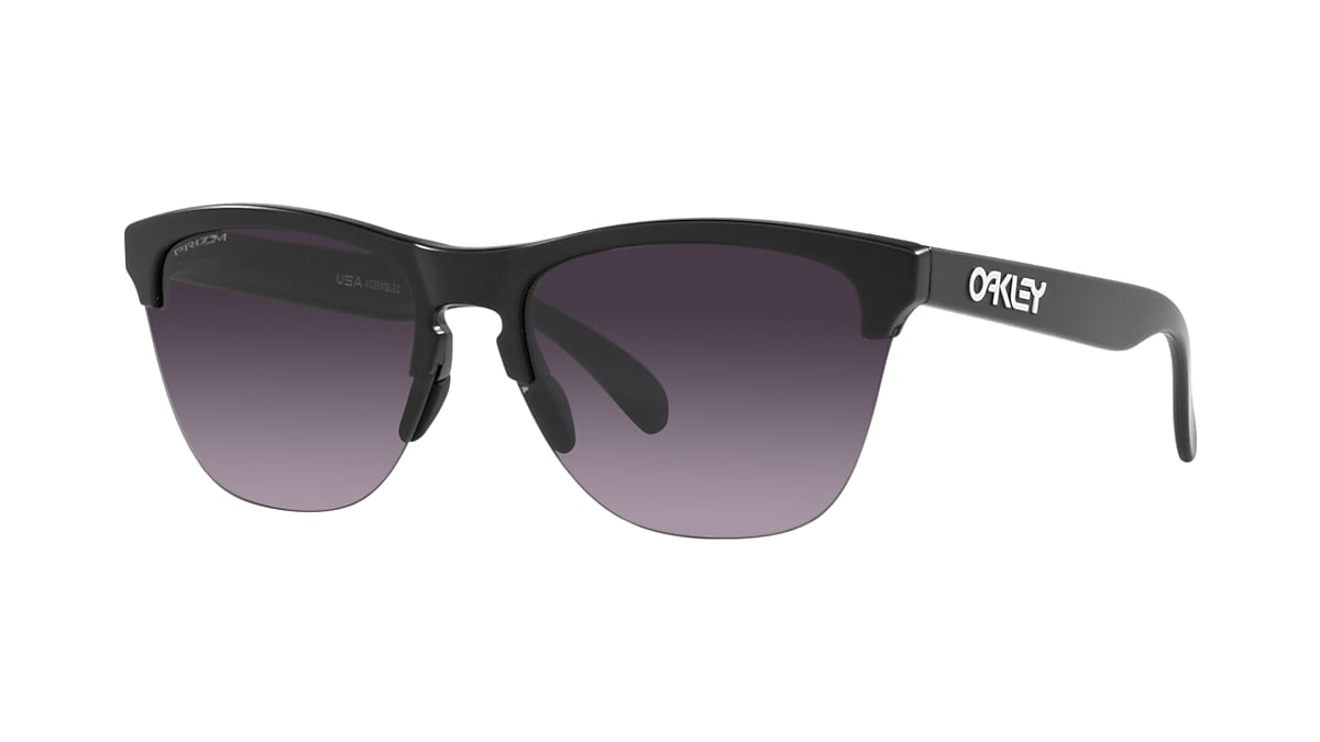 pustes op tynd Nedgang Frogskins™ Lite Prizm Grey Gradient Lenses, Matte Black Frame Sunglasses |  Oakley® US