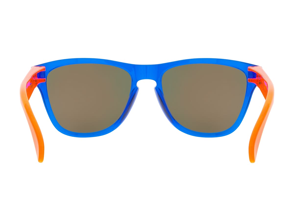 Frogskins™ XXS (Youth Fit) Prizm Ruby Lenses, Crystal Blue Frame Sunglasses  | Oakley® PT