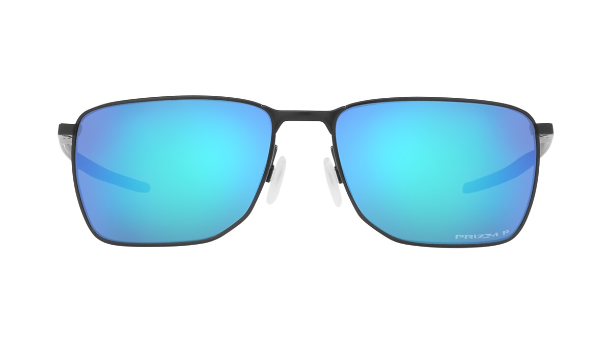 Ejector Prizm Sapphire Polarized Lenses, Satin Black Frame Sunglasses