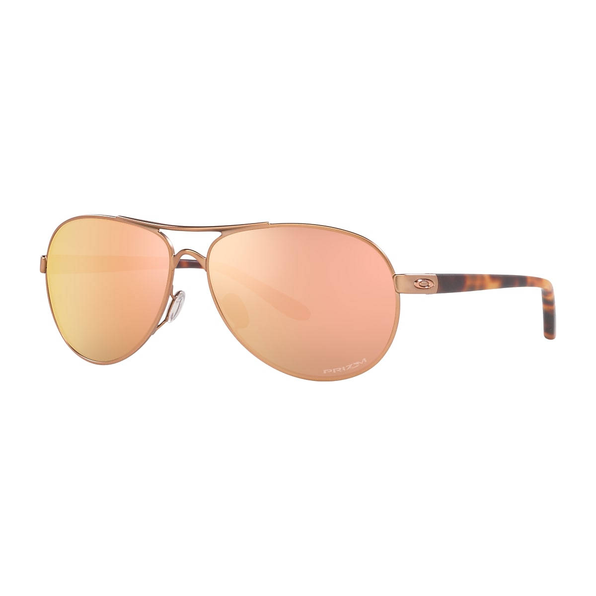 Feedback Prizm Rose Gold Lenses, Satin Rose Gold Frame Sunglasses