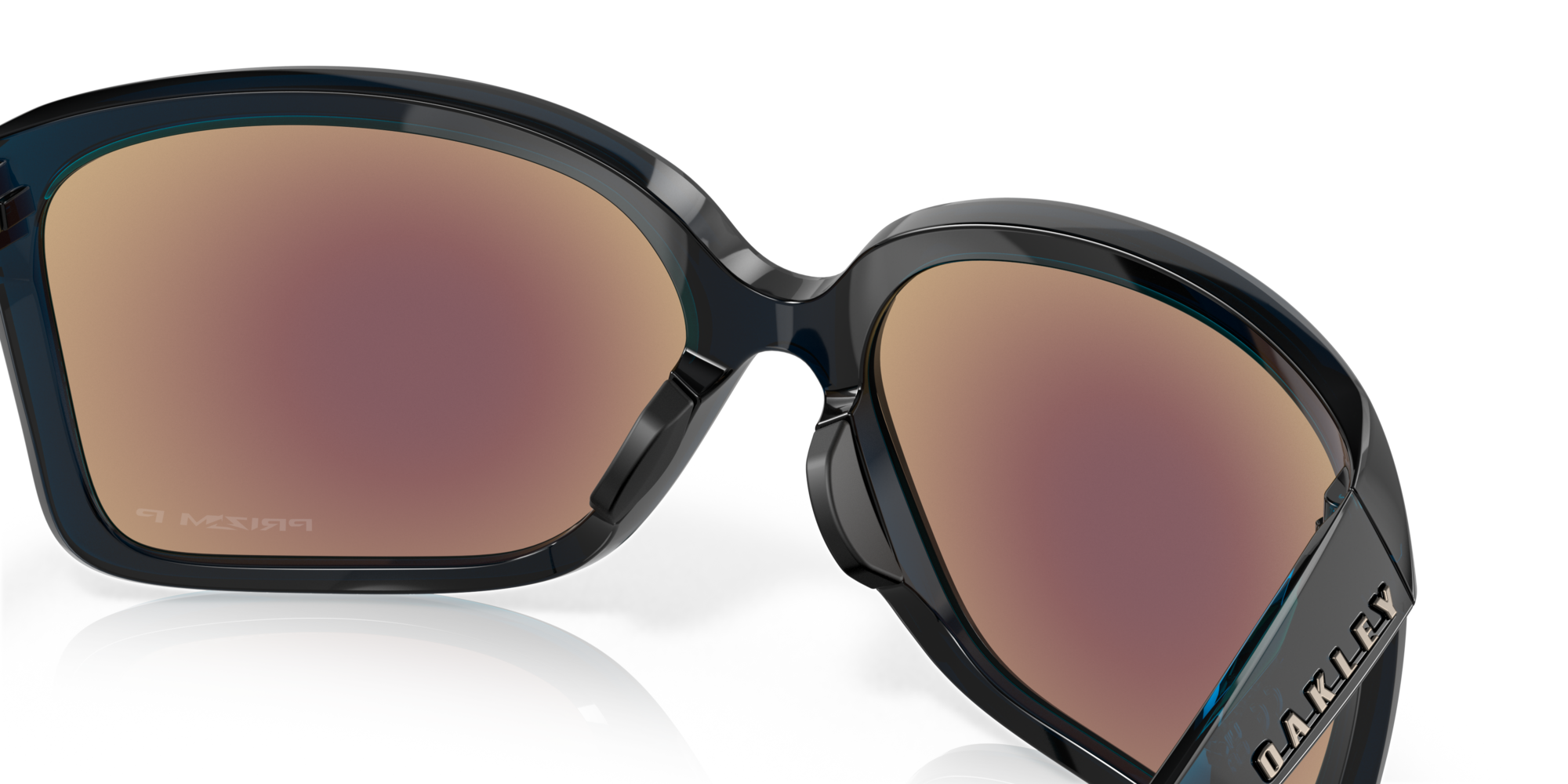 Wildrye Prizm Sapphire Polarized Lenses, Trans Poseidon Frame
