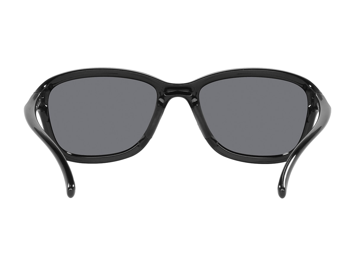 She's Unstoppable Black Iridium Polarized Lenses, Polished Black Frame  Sunglasses | Oakley® EU