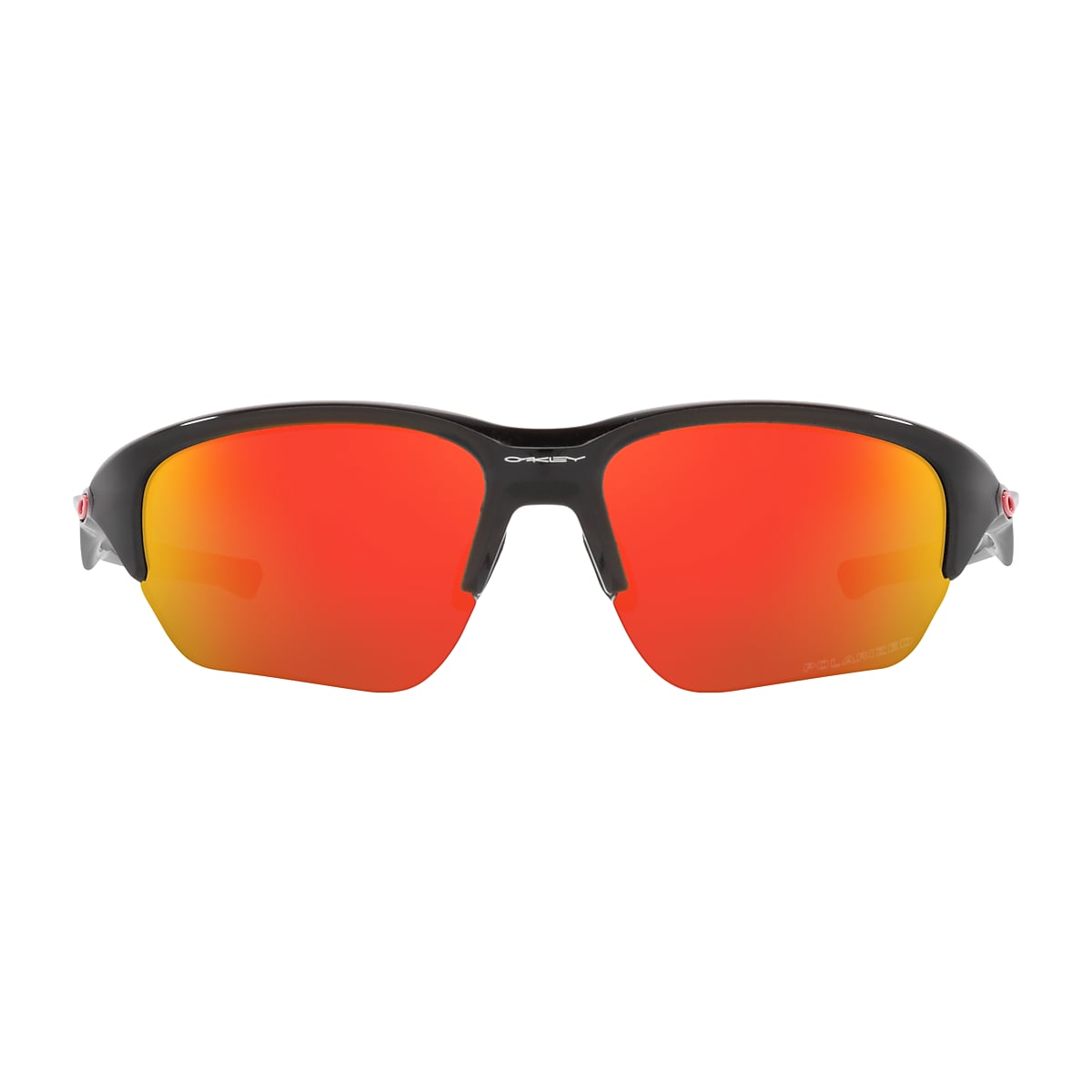 OAKLEY Flak Beta POLARIZED Sunglasses Matte Black/Sapphire Blue Iridium  OO9363