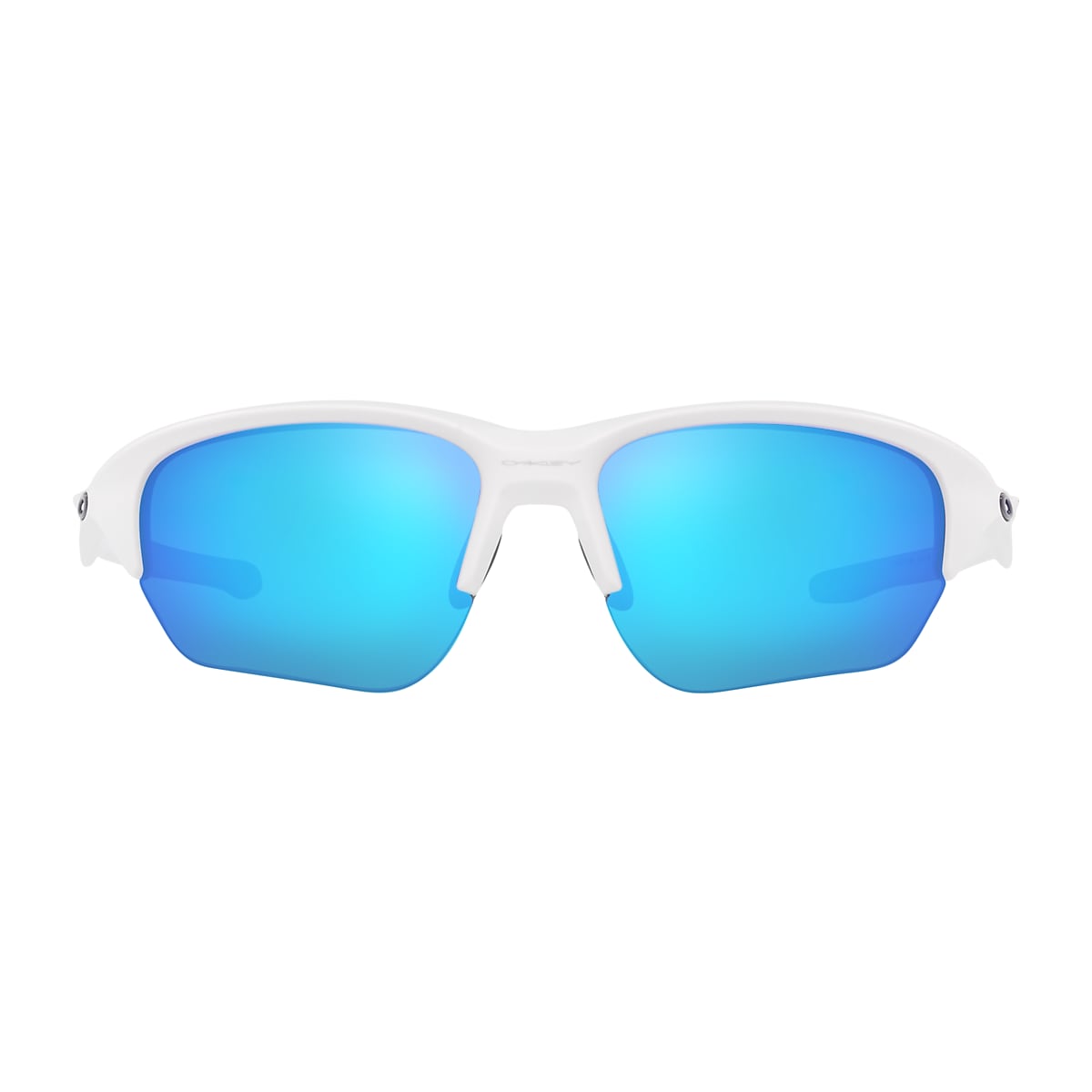 Flak® Beta Sapphire Iridium Lenses, Matte White Frame Sunglasses | Oakley®  US