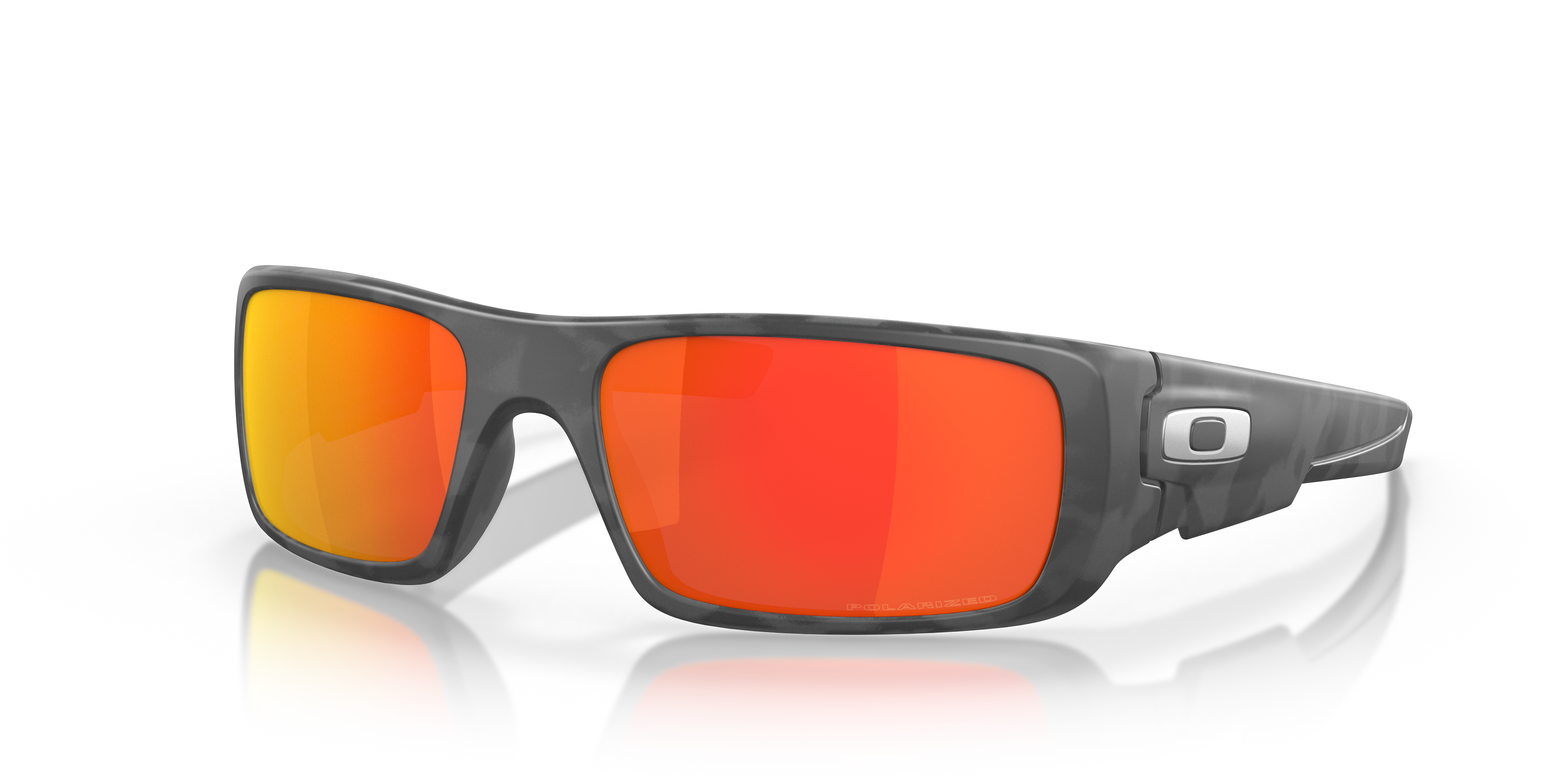Gafas de sol Crankshaft™ en Ruby Polarized Matte Black Camo | Oakley®