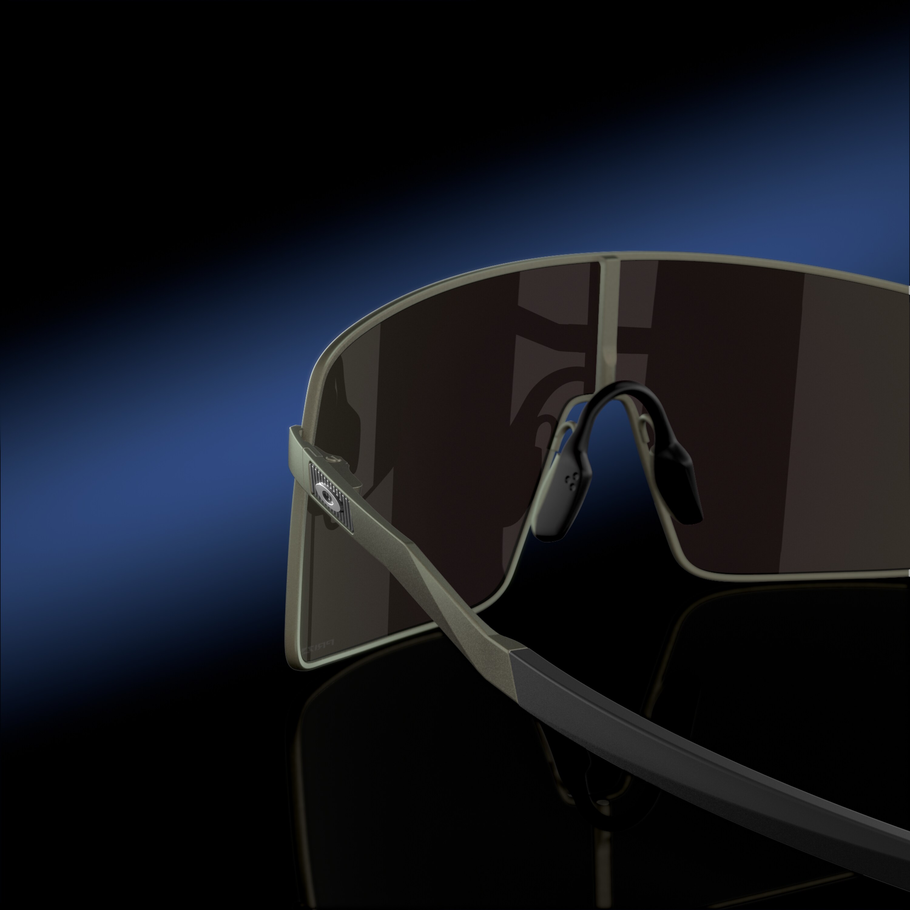 Sutro TI Prizm Sapphire Lenses, Satin Lead Frame Sunglasses | Oakley® EU
