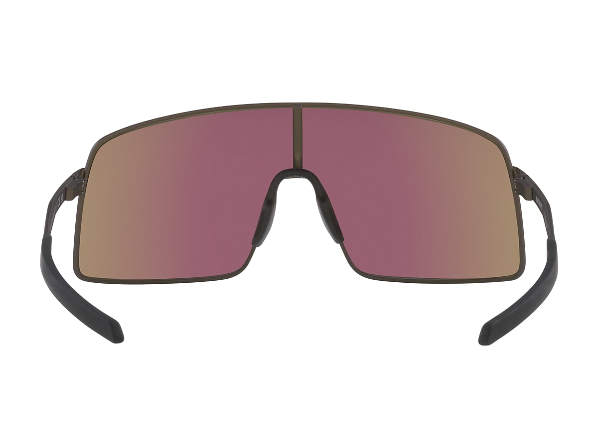 オークリー SUTRO TI Prizum サングラス ケース Sutro TI Prizm Sapphire Lenses, Satin Lead Frame Sunglasses