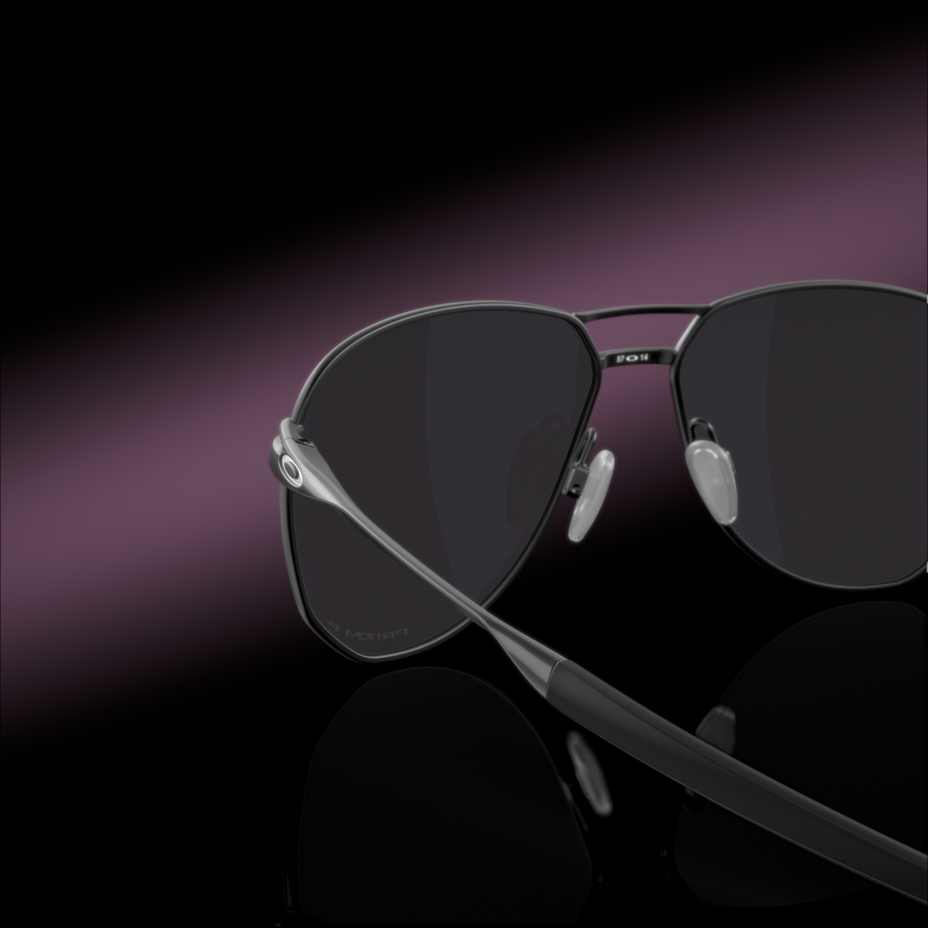 Contrail TI Prizm Grey Polarized Lenses, Satin Black Frame Sunglasses ...