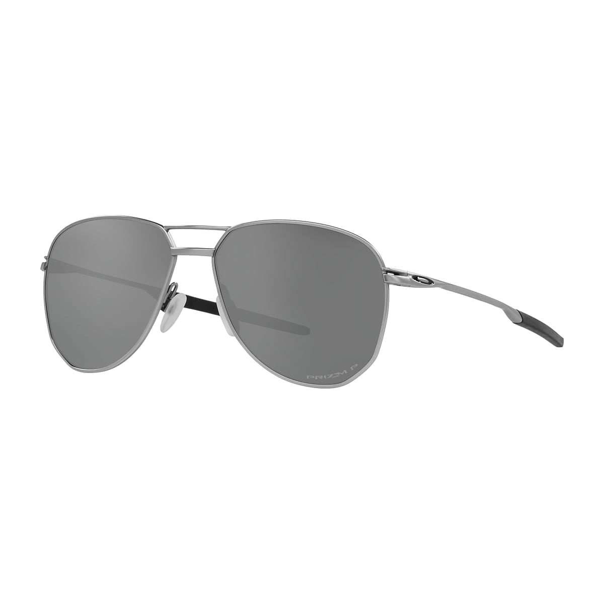 Contrail TI Prizm Black Polarized Lenses, Satin Chrome Frame