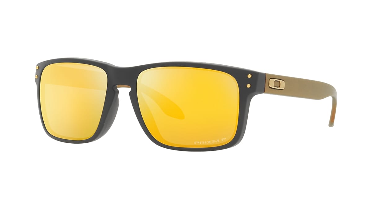 Holbrook™ (Low Bridge Fit) Prizm 24K Polarized Lenses, Matte Carbon Frame  Sunglasses | Oakley® US