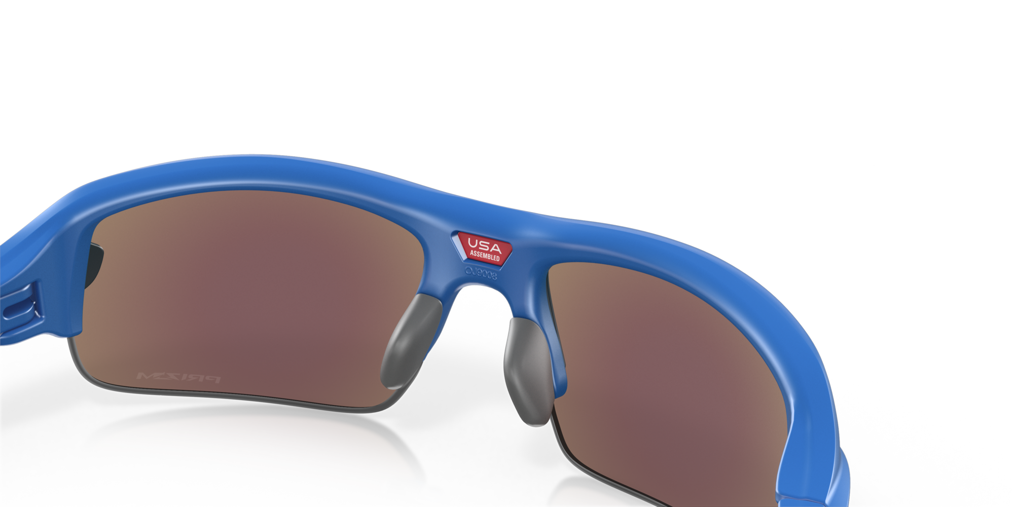 Flak® XXS (Youth Fit) Prizm Sapphire Lenses, Matte Primary Blue Frame Sunglasses Oakley® CA