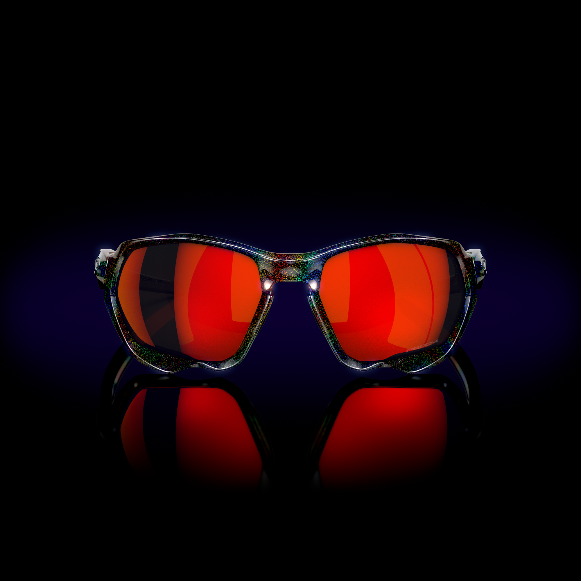 Plazma (Low Bridge Fit) Verve Collection Prizm Ruby Lenses, Dark Galaxy ...