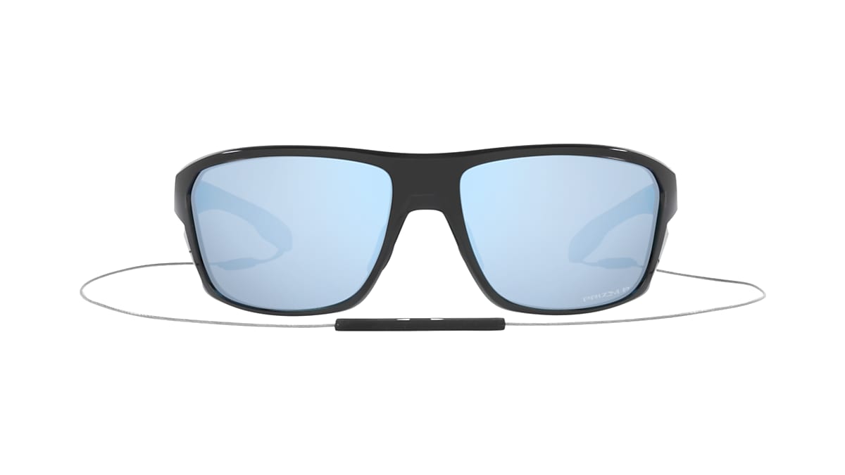 Split Shot Prizm Deep Water Polarized Lenses, Black Ink Frame Sunglasses |  Oakley® AU