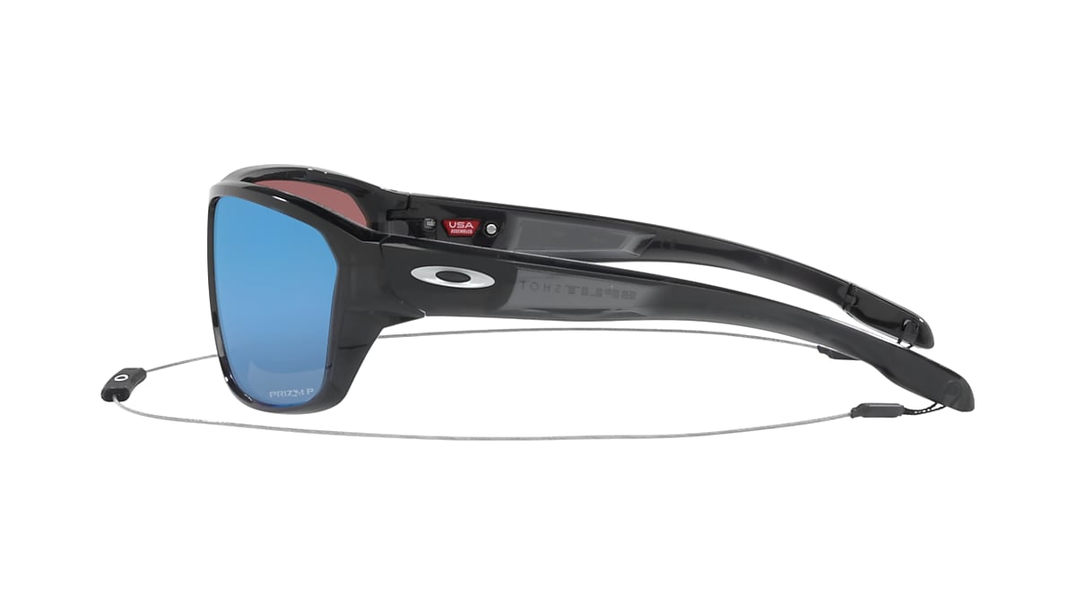 Split Shot Prizm Deep Water Polarized Lenses, Black Ink Frame Sunglasses |  Oakley® US