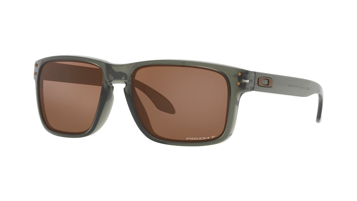 Holbrook™ (Low Bridge Fit) Prizm Tungsten Polarized Lenses, Olive Ink Frame  Sunglasses | Oakley® US
