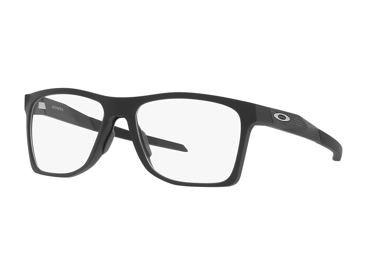 Activate (Low Bridge Fit) Satin Black オプティカル | Oakley® 日本