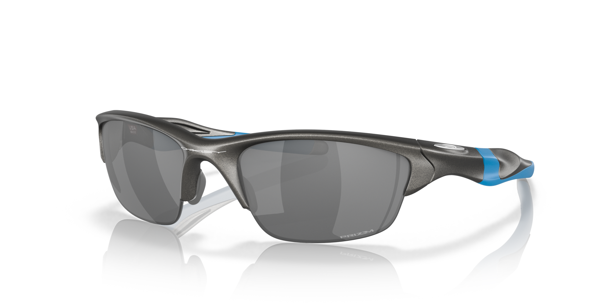 Half Jacket® 2.0 (Low Bridge Fit) Prizm Black Lenses, Lead Frame Sunglasses Oakley® US