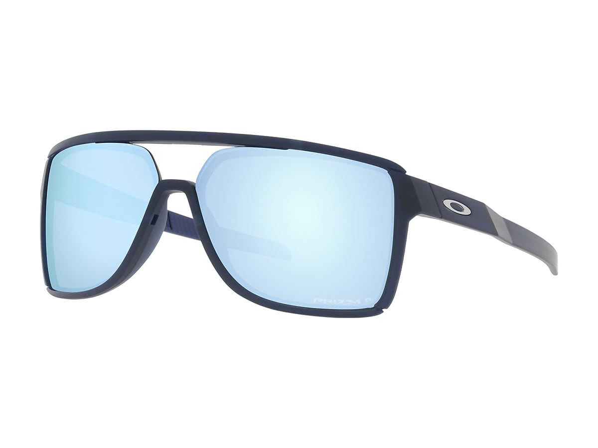 Castel Prizm Deep Water Polarized Lenses, Matte Translucent Blue Frame  Sunglasses | Oakley® US