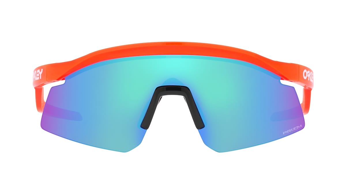 Hydra Prizm Sapphire Lenses, Neon Orange Frame Sunglasses