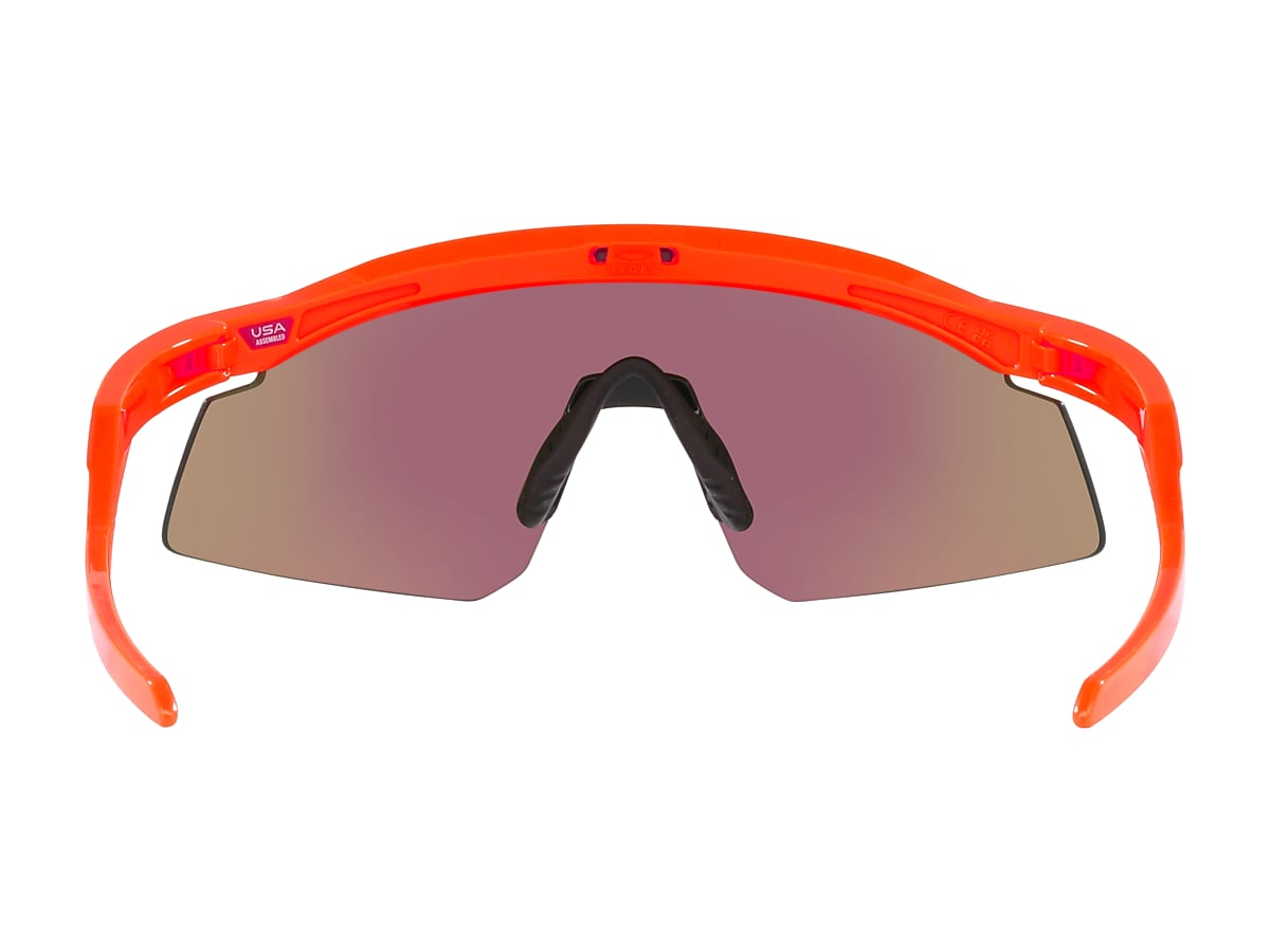 Hydra Prizm Sapphire Lenses, Neon Orange Frame Sunglasses