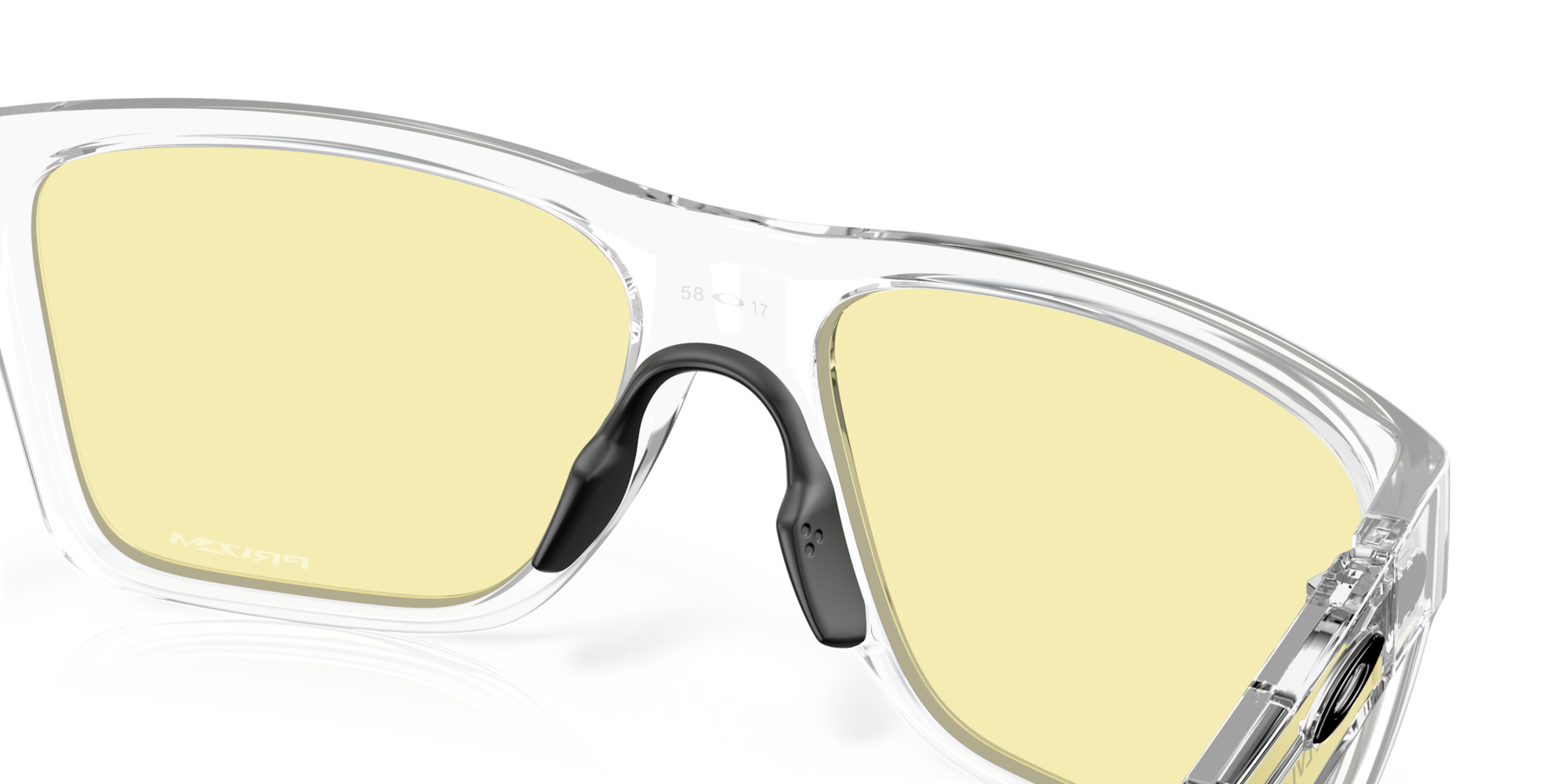 NXTLVL Gaming Collection Prizm Gaming Lenses, Polished Clear Frame Sunglasses Oakley Standard